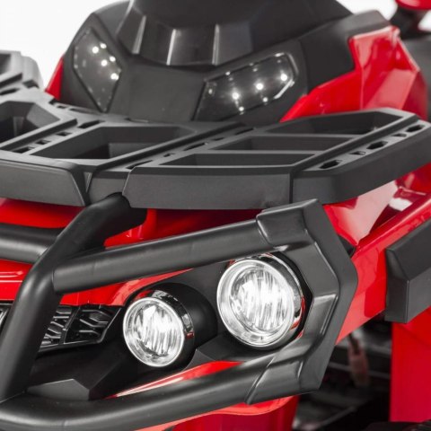Quad ATV na akumulator dla dzieci Czerwony + Koła EVA + Radio MP3 + LED + Wolny Start Quad ATV na akumulator dla dzieci Czerwony + Koła EVA + Radio MP3 + LED + Wolny Start