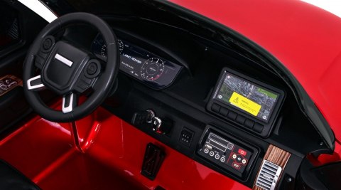 Range Rover HSE Lakierowane Autko dla 2 dzieci Czerwony + Pilot + Panel audio + LED