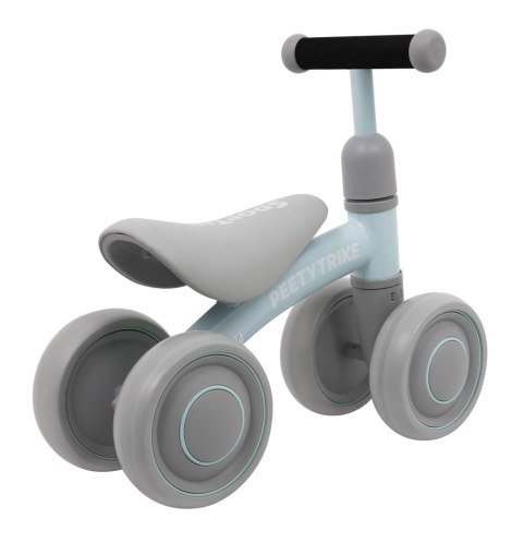 Pierwszy Rowerek biegowy PettyTrike dla dzieci Niebieski 4-kołowy Jeździk SporTrike