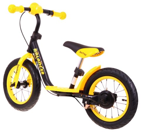 Rowerek biegowy SporTrike Balancer dla dzieci Żółty Pierwszy rowerek do Nauki jazdy Rowerek biegowy SporTrike Balancer dla dzieci Żółty Pierwszy rowerek do Nauki jazdy
