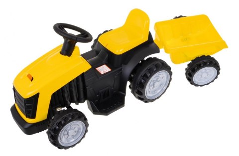 Traktor z Przyczepą Żółty Traktor z Przyczepą Żółty