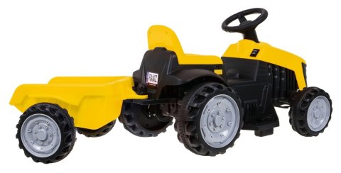 Traktor z Przyczepą Żółty Traktor z Przyczepą Żółty
