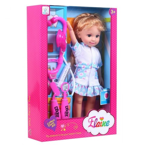 Zestaw Fashion Lalka Pielęgniarka Blondynka Zestaw Fashion Lalka Pielęgniarka Blondynka