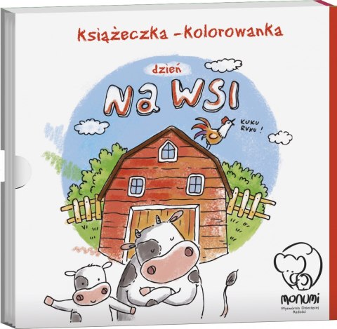 Kolorowanka-harmonijka "Dzień na wsi" książeczka dla dzieci Kolorowanka-harmonijka "Dzień na wsi" książeczka dla dzieci