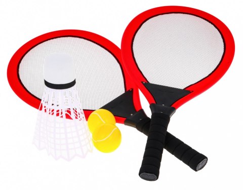 Zestaw do Gry w Tenisa dla dzieci 3+ Zabawka sportowa + 2 Rakietki + 2 Piłki + Lotka Zestaw do Gry w Tenisa dla dzieci 3+ Zabawka sportowa + 2 Rakietki + 2 Piłki + Lotka