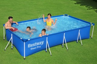 Basen Stelażowy Family Steel Pro BESTWAY 400x211x81cm + Zestaw naprawczy