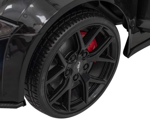 Autko Ford Mustang GT na akumulator dla dzieci Czarny + Regulacja siedzenia + Audio LED + EVA + Wolny Start