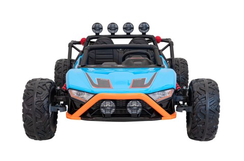 Auto Buggy Racing 5 na akumulator dla dzieci Niebieski + Silniki 2x200W + Pilot + Audio LED + Wolny Start