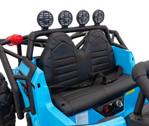 Auto Buggy Racing 5 na akumulator dla dzieci Niebieski + Silniki 2x200W + Pilot + Audio LED + Wolny Start