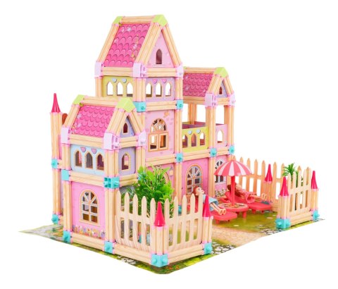 Drewniany Domek + Akcesoria 234el. Drewniany Domek + Akcesoria 234el.