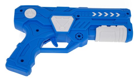 Pistolet z Wyrzutnią Niebieski + Samolot styropianowy Czerwony dla dzieci 6+ Pistolet z Wyrzutnią Niebieski + Samolot styropianowy Czerwony dla dzieci 6+