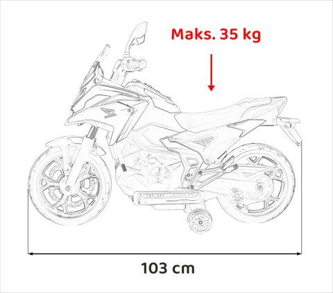 Motor Honda NC750X Niebieski