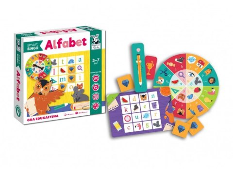 Gra edukacyjna "Alfabet smart BINGO" dla dzieci 3-7 lat + Bingo + Nauka liter Gra edukacyjna "Alfabet smart BINGO" dla dzieci 3-7 lat + Bingo + Nauka liter