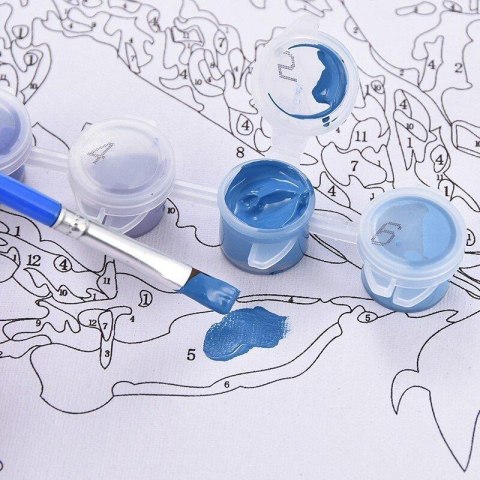 Malowanie po numerach Disneyland 40x50 Płótno + Farby + Pędzle Malowanie po numerach Disneyland 40x50 Płótno + Farby + Pędzle