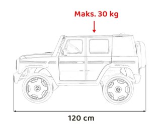 Pojazd Mercedes Benz EQG Biały