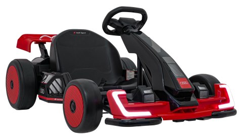 Pojazd Gokart Audi z Funkcją Driftu Czerwony