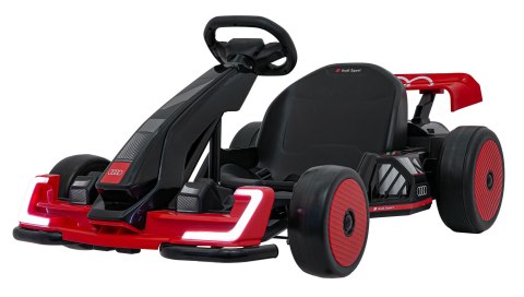 Pojazd Gokart Audi z Funkcją Driftu Czerwony