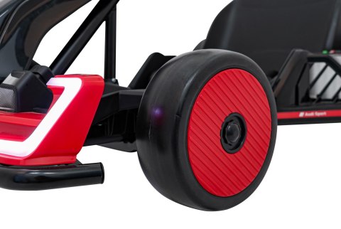 Pojazd Gokart Audi z Funkcją Driftu Czerwony