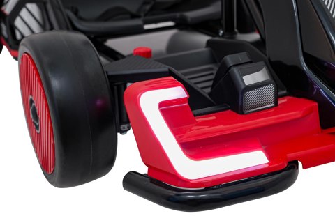 Pojazd Gokart Audi z Funkcją Driftu Czerwony