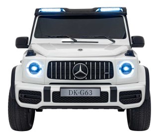 Pojazd Mercedes Benz G63 AMG XXL STRONG MP4 Biały
