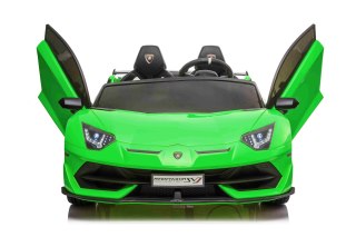 Lamborghini SVJ DRIFT dla 2 dzieci Zielony + Funkcja driftu + Pilot + MP3 LED + Wolny Start