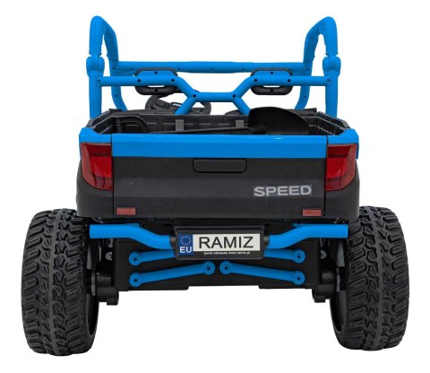 Pojazd Farmer Truck UTV Racing Niebieski