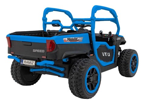 Pojazd Farmer Truck UTV Racing Niebieski