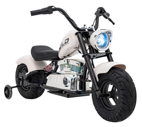 Pojazd Motorek Chopper Warrior Biały