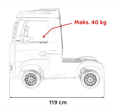 Pojazd Scania R-SERIE Biały