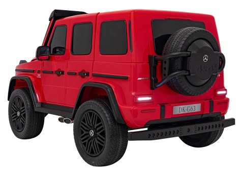 Pojazd Mercedes Benz G63 AMG XXL MP4 Czerwony
