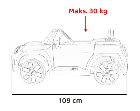 Pojazd Mini Concept Aceman Biały