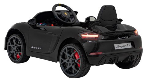 Pojazd Porsche Spyder RS 718 Czarny