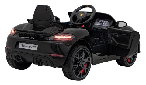 Pojazd Porsche Spyder RS 718 Czarny