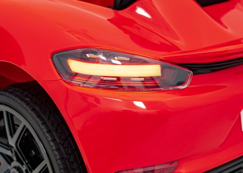 Pojazd Porsche Spyder RS 718 Czerwony