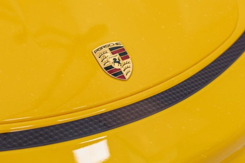 Pojazd Porsche Spyder RS 718 Lakier Żółty
