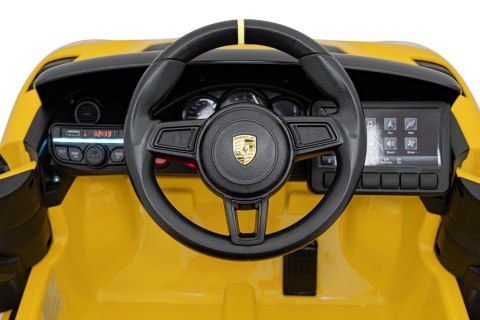 Pojazd Porsche Spyder RS 718 Żółty