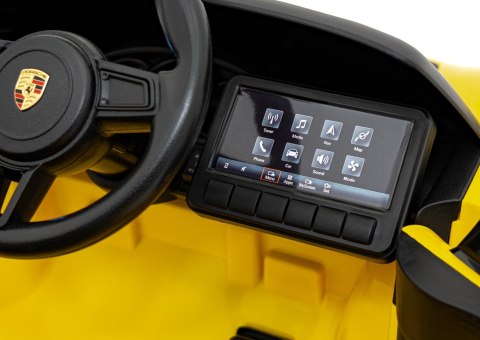 Pojazd Porsche Spyder RS 718 Żółty