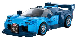 Zestaw Klocków Auto Sportowe 336el. Niebieskie