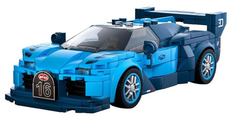 Zestaw Klocków Auto Sportowe 336el. Niebieskie