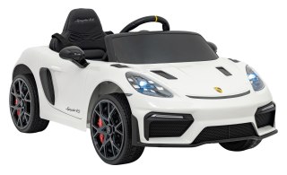 Pojazd Porsche Spyder RS 718 Biały MP4