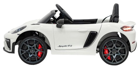 Pojazd Porsche Spyder RS 718 Biały MP4