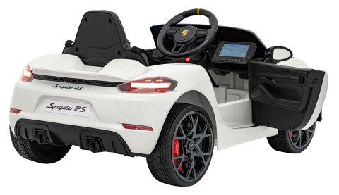 Pojazd Porsche Spyder RS 718 Biały MP4