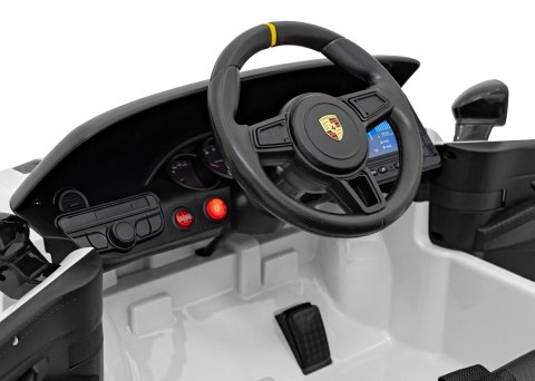 Pojazd Porsche Spyder RS 718 Biały MP4