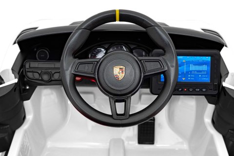 Pojazd Porsche Spyder RS 718 Biały MP4