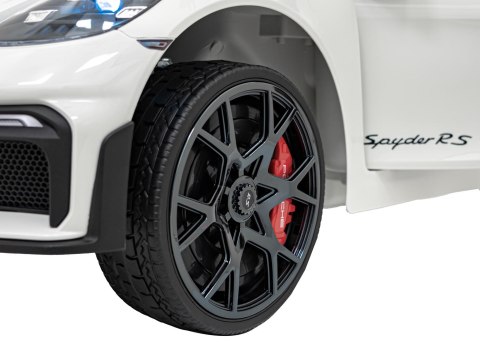 Pojazd Porsche Spyder RS 718 Biały MP4