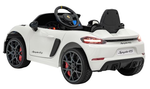 Pojazd Porsche Spyder RS 718 Biały MP4