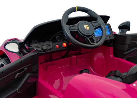 Pojazd Porsche Spyder RS 718 Różowy MP4