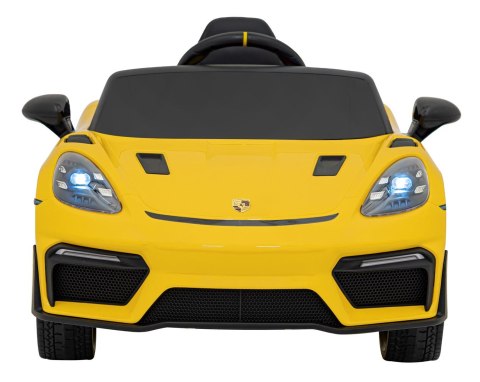 Pojazd Porsche Spyder RS 718 Żółty MP4