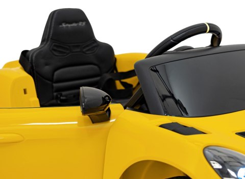 Pojazd Porsche Spyder RS 718 Żółty MP4
