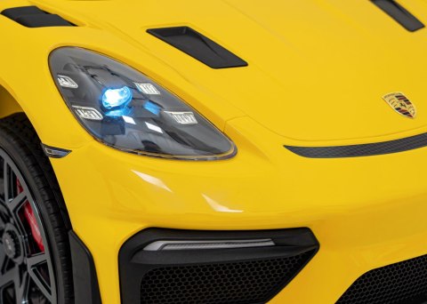 Pojazd Porsche Spyder RS 718 Żółty MP4